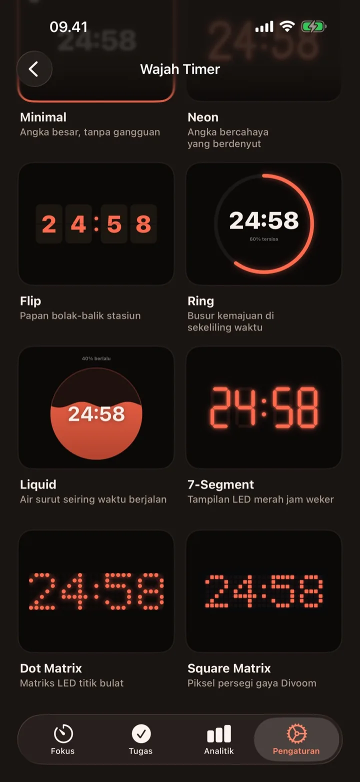 Pilih gaya favoritmu
