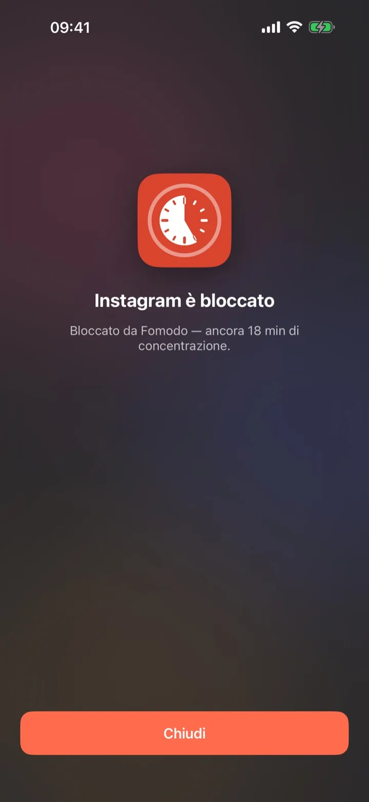 Stop alle app che distraggono