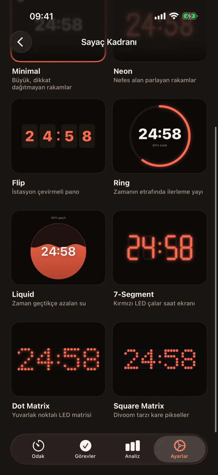 Kendi tarzını seç