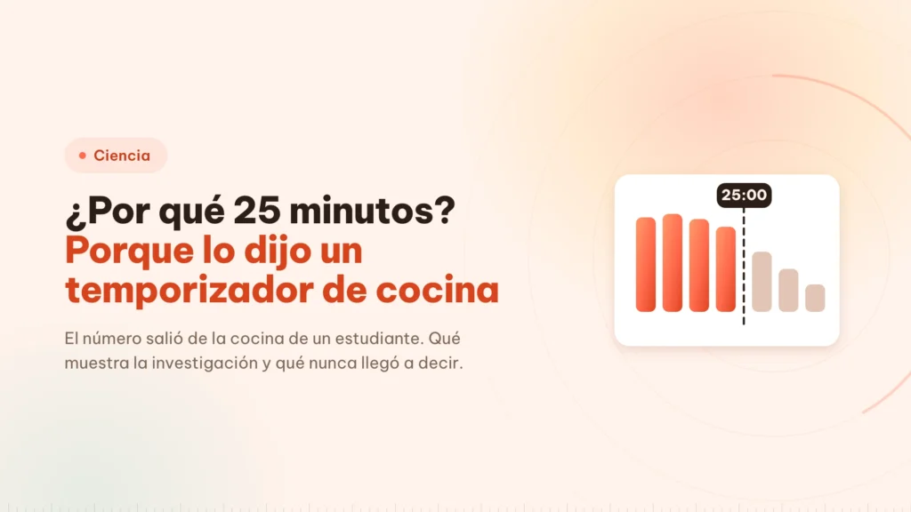 ¿Por qué 25 minutos? Lo decidió una cocina