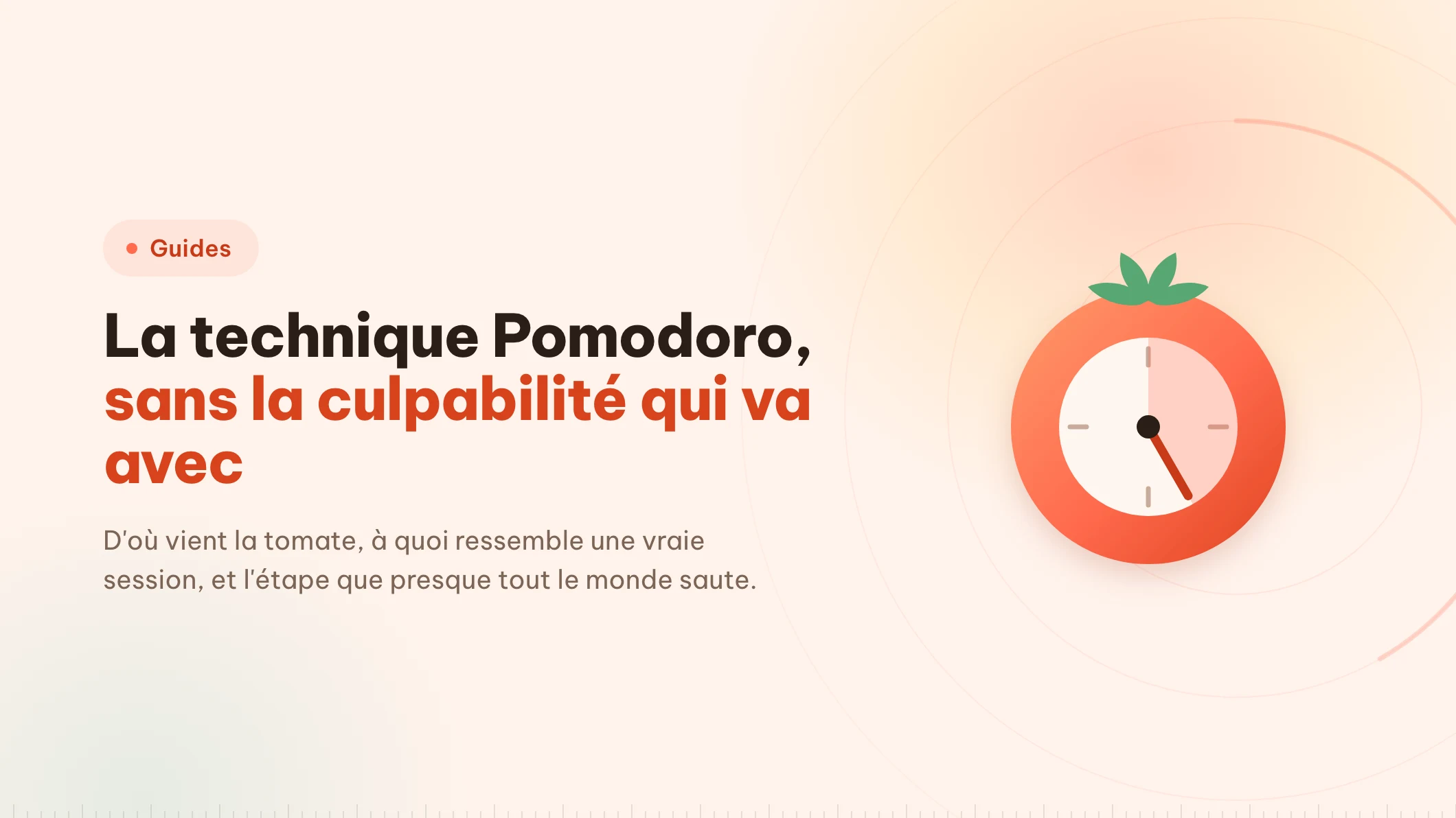 La technique Pomodoro : promettre de s&rsquo;arrêter