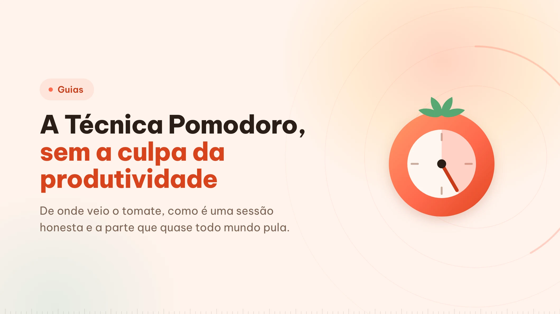 Técnica Pomodoro: a promessa é parar, não render