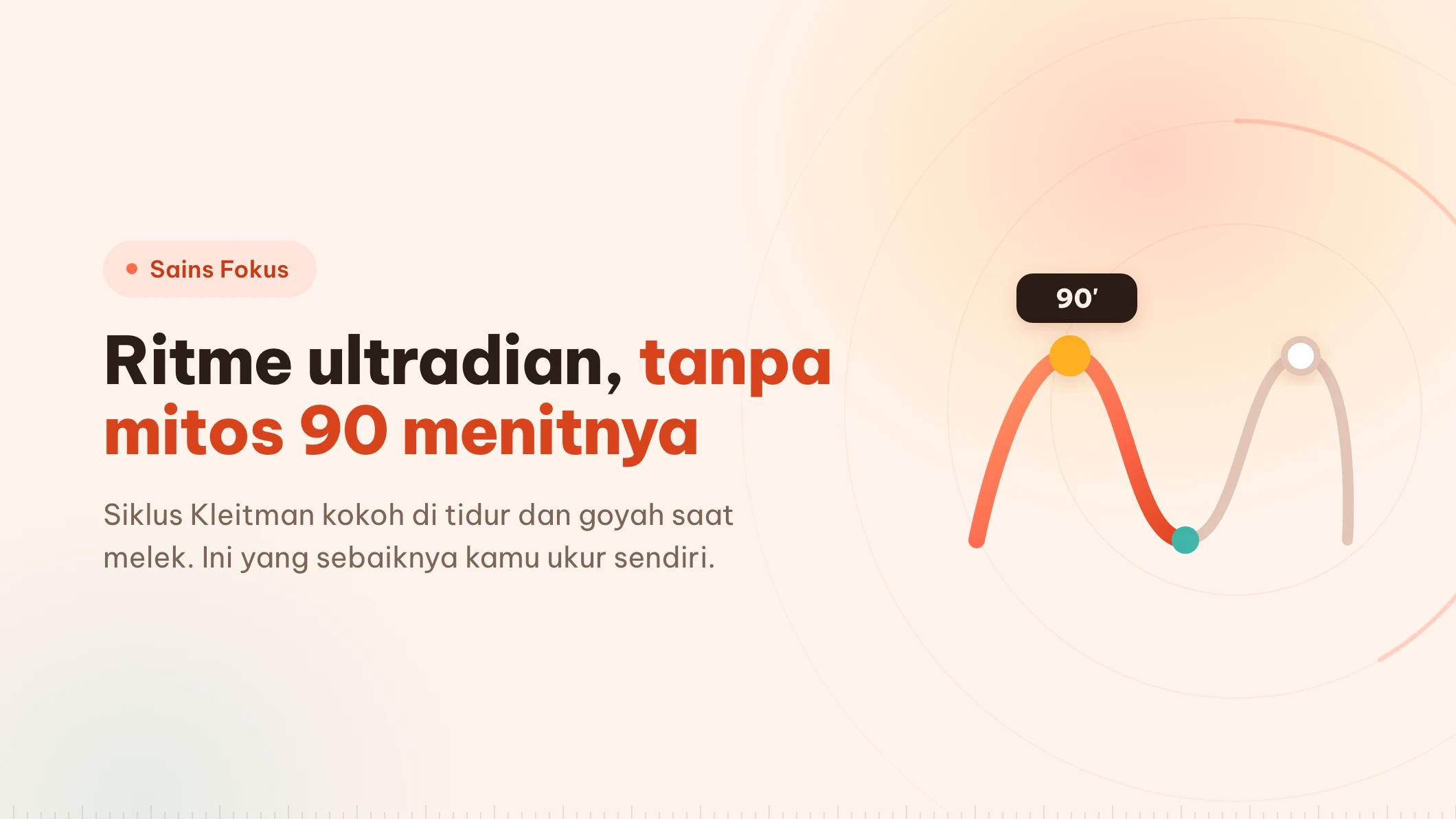 Ritme ultradian: apa yang menopang blok 90 menit