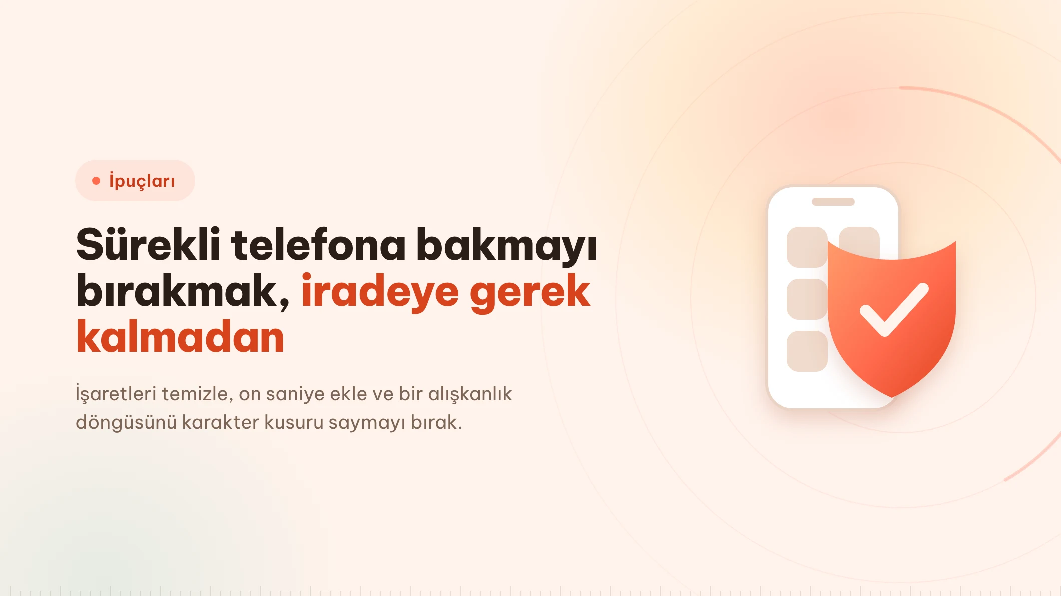Sürekli telefona bakmayı bırakmak: sürtünme yeter
