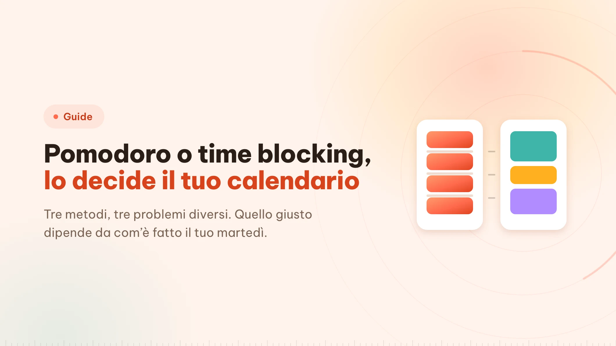 Pomodoro, time blocking o Flowtime: come scegliere