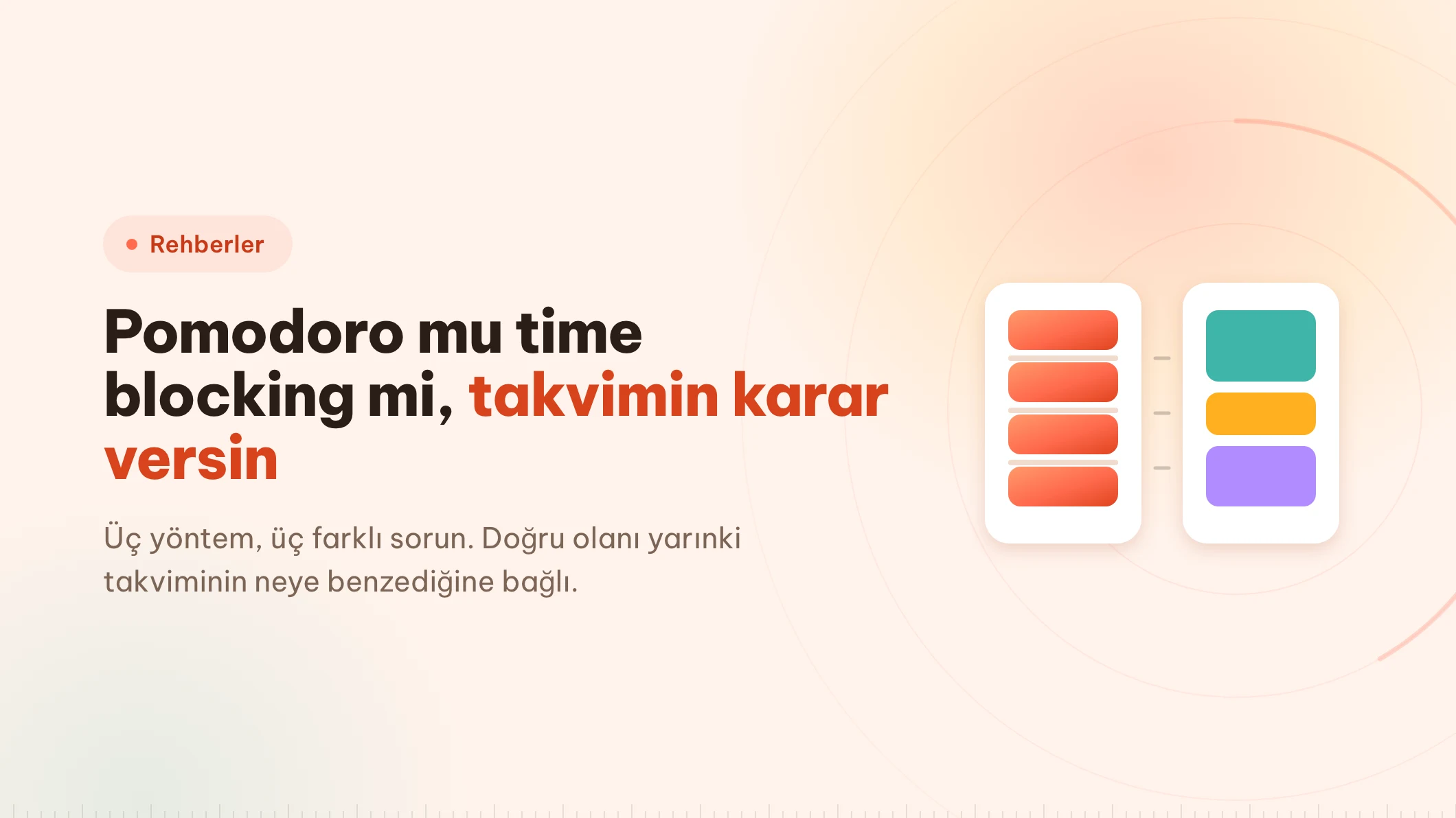 Pomodoro, time blocking, Flowtime: hangisi sana uygun