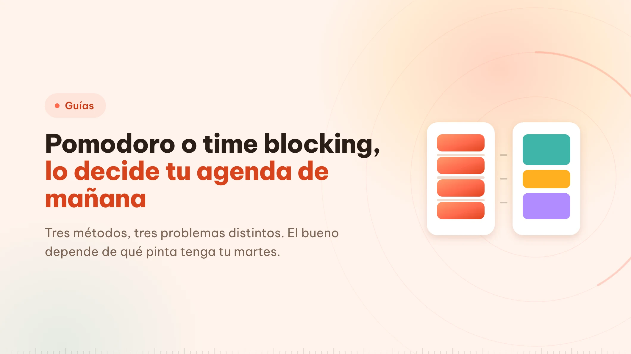 Pomodoro, time blocking o Flowtime: cómo elegir