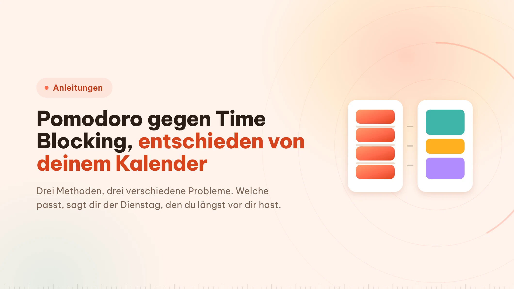 Pomodoro, Time Blocking oder Flowtime: wie wählen