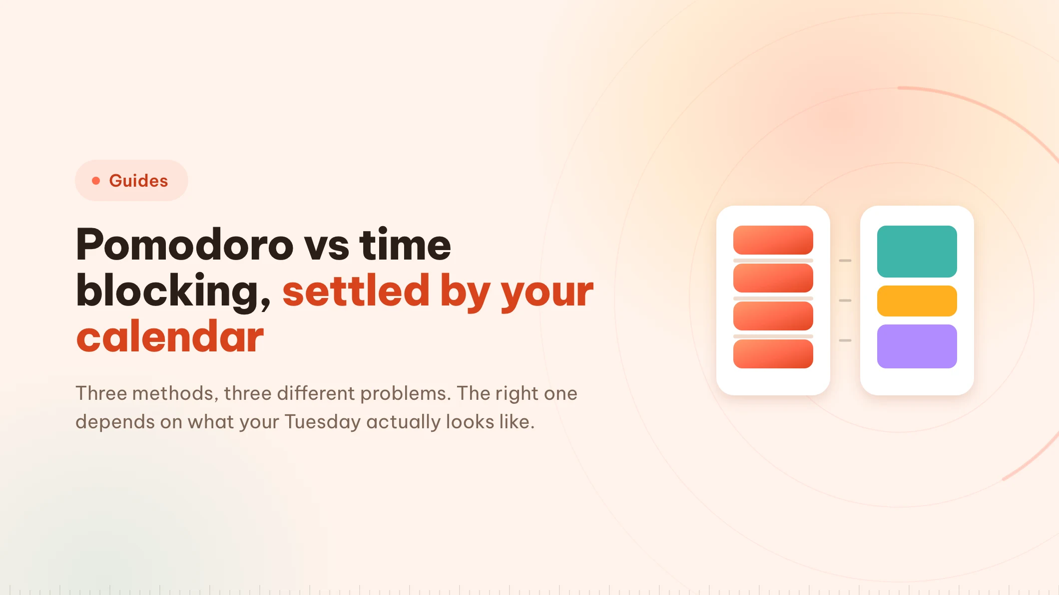 Pomodoro vs time blocking vs Flowtime: how to choose
